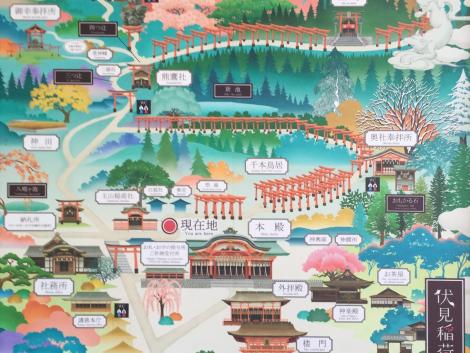 伏見稲荷マップ