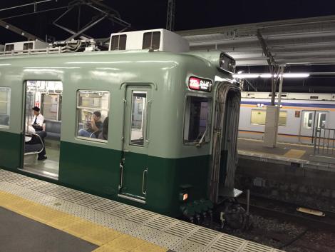 南海緑の7000系@和歌山市