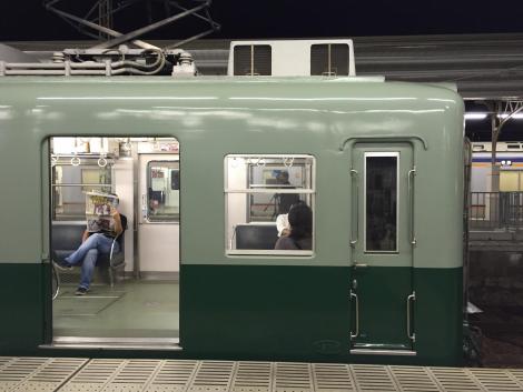 南海緑の7000系@和歌山市