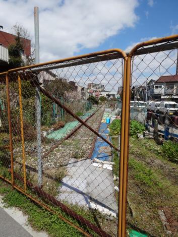 大阪臨港線の廃線跡