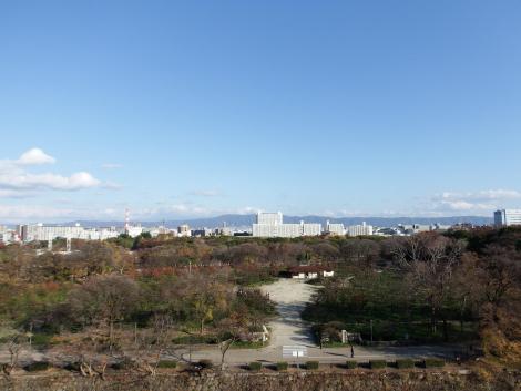 大阪城から