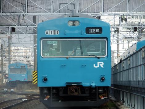 JR西阪和線103系HK609編成