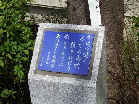 井手の玉川の歌碑