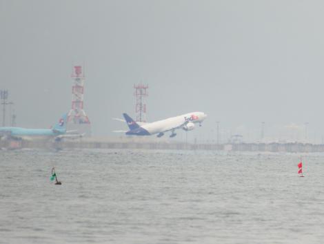 Fedexカーゴ離陸