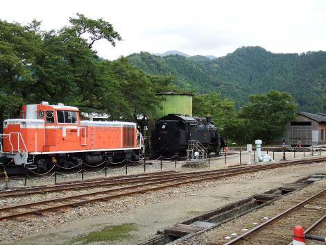 若桜鉄道 DD16とC12
