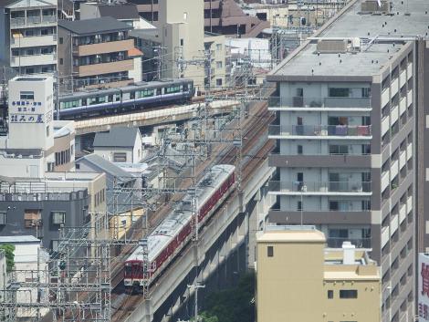 JR西225系関空/紀州路快速と近鉄6400系