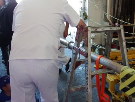 ロープの結び方指導