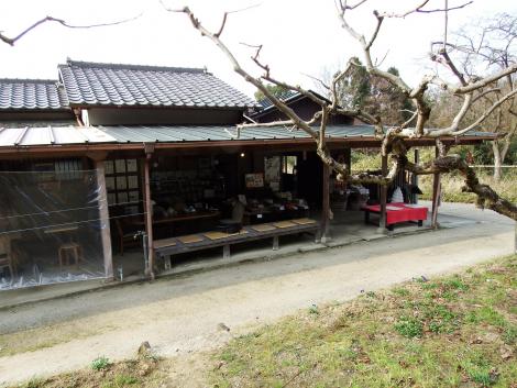 桧原神社前の茶店