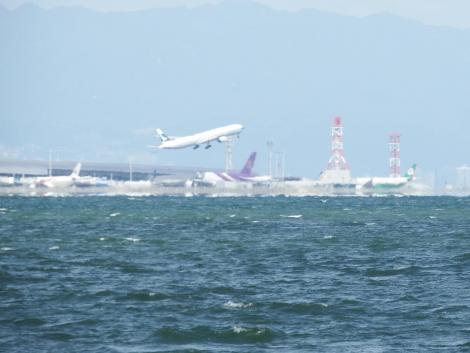 キャセイパシフィック機