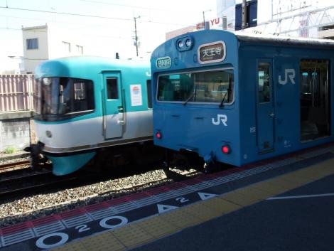 JR西 阪和線103系と283系