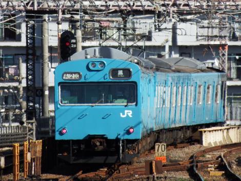 JR西 阪和線103系HK602編成