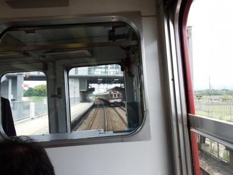 近鉄鮮魚列車前面展望