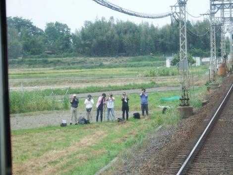 近鉄鮮魚列車前面展望