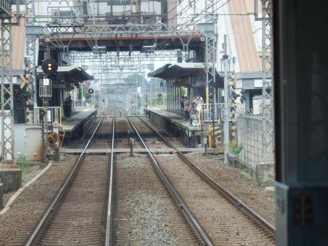 近鉄鮮魚列車前面展望