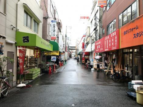 駒川商店街付近