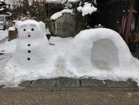 大原のゆきだるま