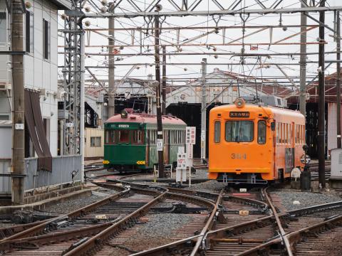 阪堺 モ161とモ354