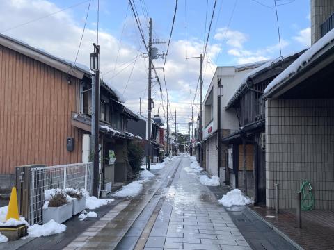 長浜八幡宮の参道