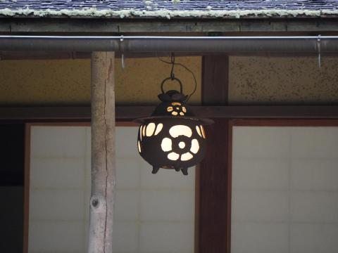 茶室のランタン