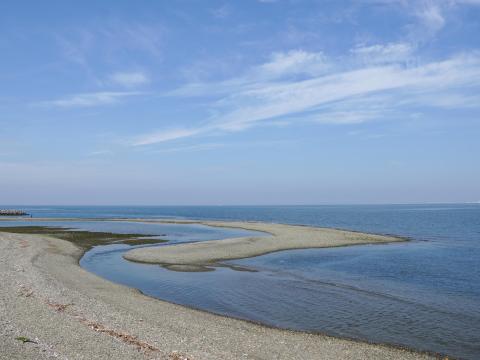 男里川右岸河口