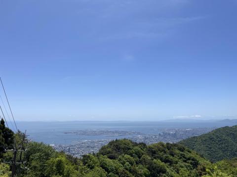 六甲山上駅からの眺め