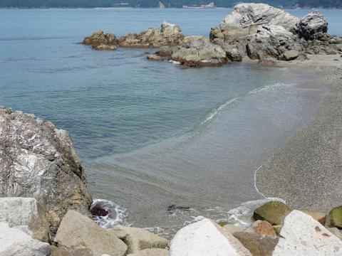 小さな浜