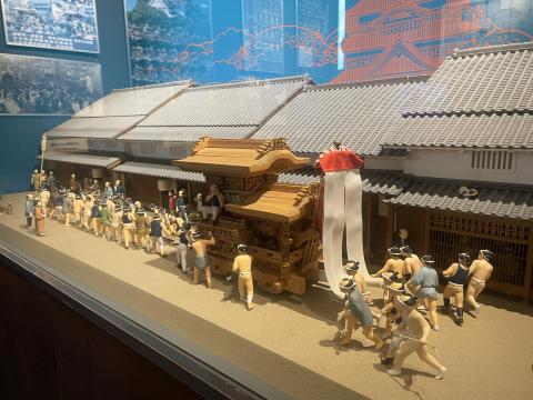 江戸時代末期のジオラマ
