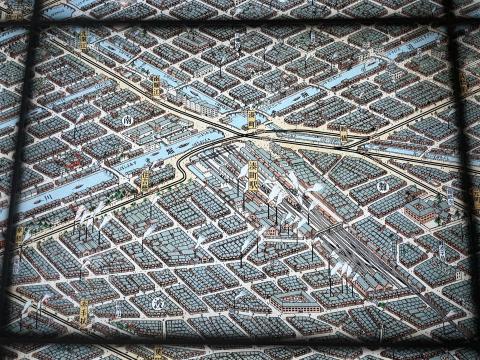 大阪市パノラマ地図