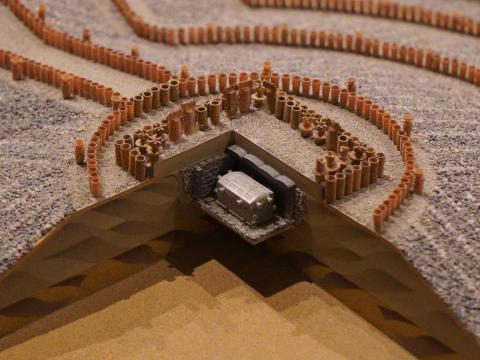 墳丘のカットアウト