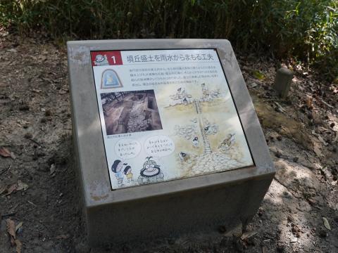 1: 墳丘盛土を雨水からまもる工夫