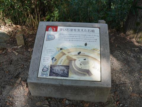 3: 重い石室を支えた石組