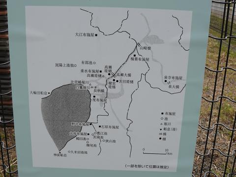 行基の開発関連地図
