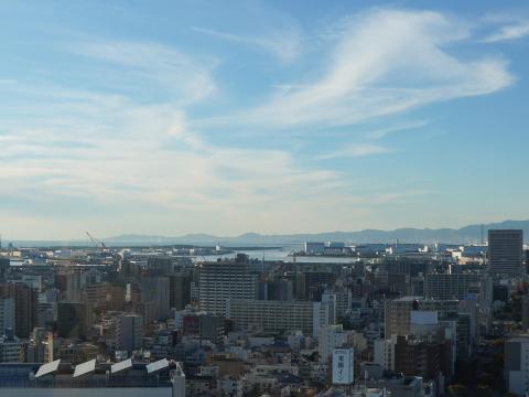 堺市役所21階展望ロビーからの眺め