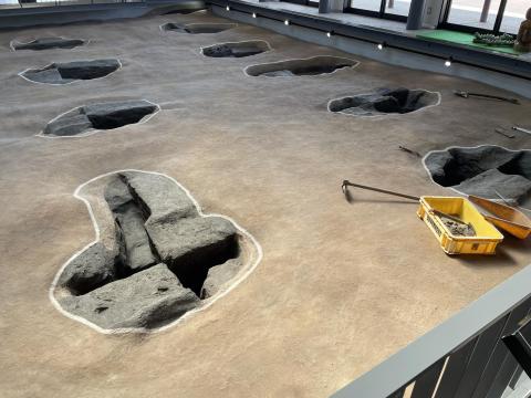 弥生の大型建物跡