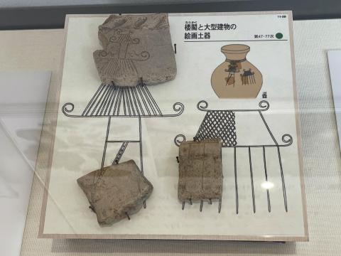 楼閣が描かれた土器