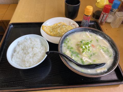酒かすラーメン定食