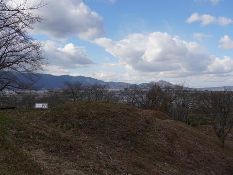 173号墳と二上山