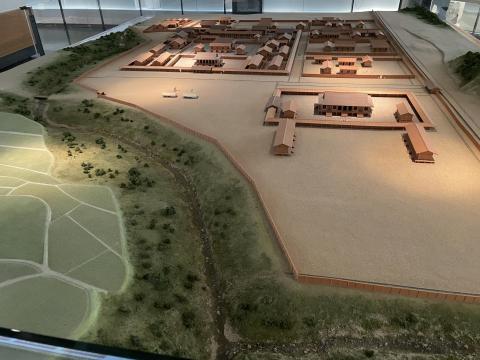 飛鳥浄御原宮ジオラマ