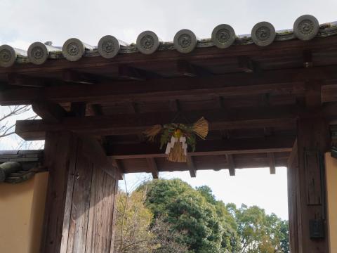 千手堂北側の門