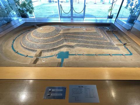 巣山古墳のジオラマ