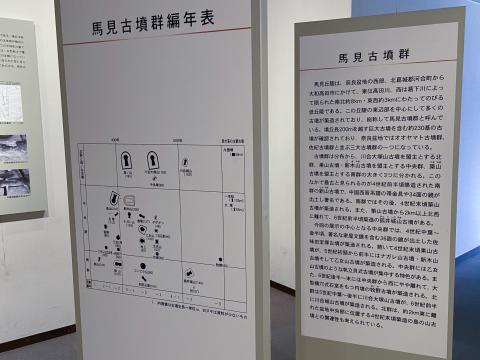 馬見古墳群の編年表