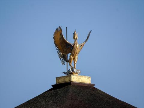 東院庭園の鳳凰