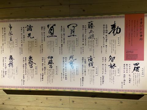 万葉びとの筆跡