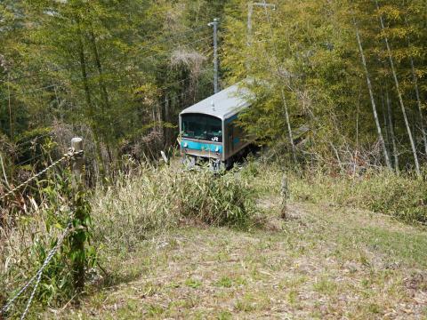椿井大塚山古墳からJR西205系
