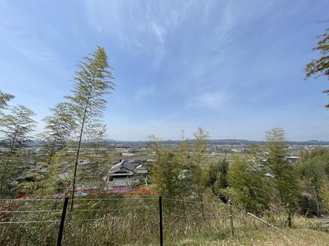 椿井大塚山古墳からの眺め