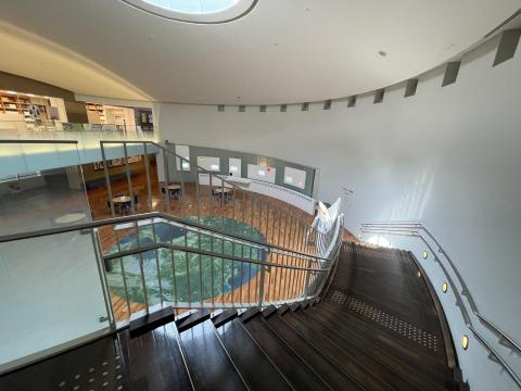 バックヤード見学デッキ