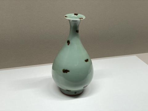 国宝 飛青磁花生