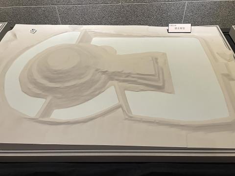 行燈山古墳模型