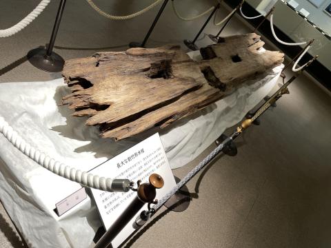 桜井茶臼山古墳 割竹形木棺