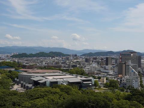 和歌山城からの眺め